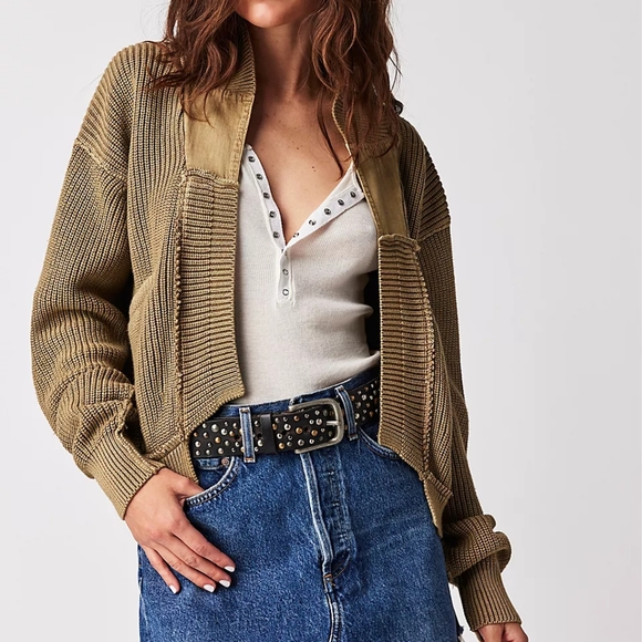 Free People Sweaters - NWT Free People Worn Thru Cardigan
